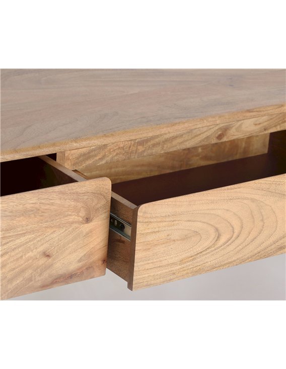 mobilier tv scandinave bois de manguier déco moderne