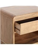 meuble de chevet nordique MDF et manguier tendance