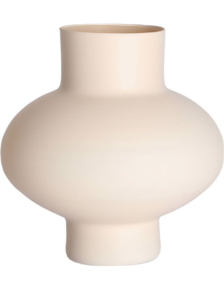 Décoration maison vase cristal beige moderne raffiné