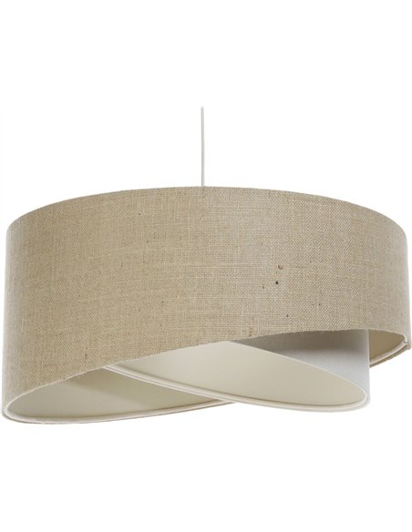 suspension boho en lin et chanvre élégance naturelle salon