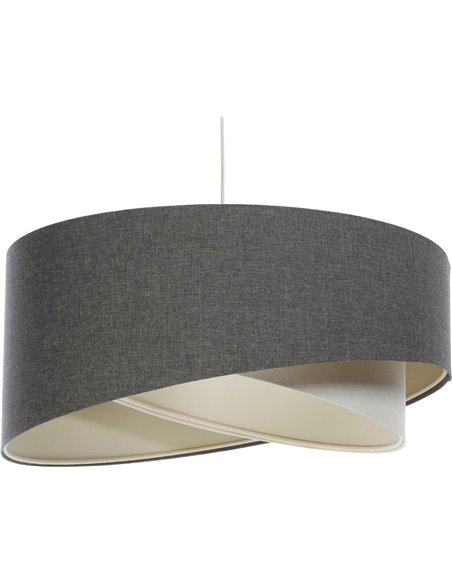 suspension en lin naturel style bohème pour salon élégant