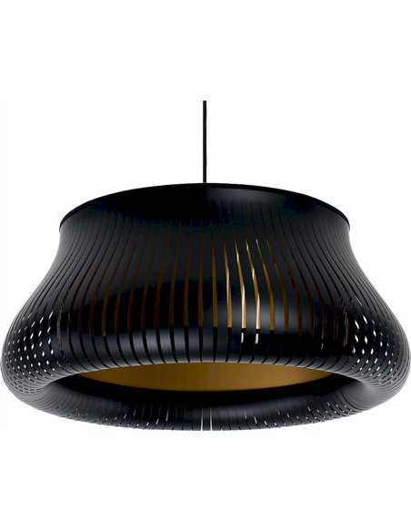 suspension design blanche élégante pour salon moderne