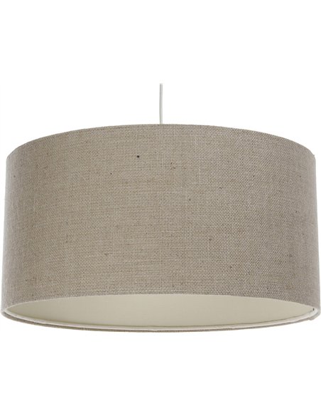 suspension en chanvre naturel ambiance bohème chic salon élégant