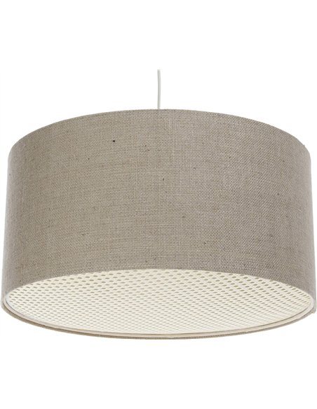 suspension en chanvre naturel style bohème élégant pour salon