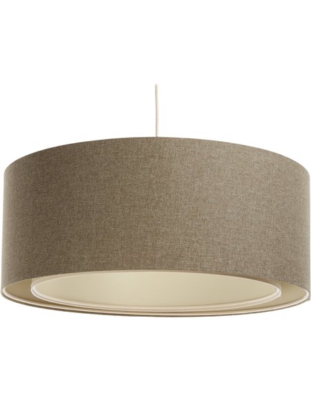 suspension tissu style bohème lumière douce salon élégant