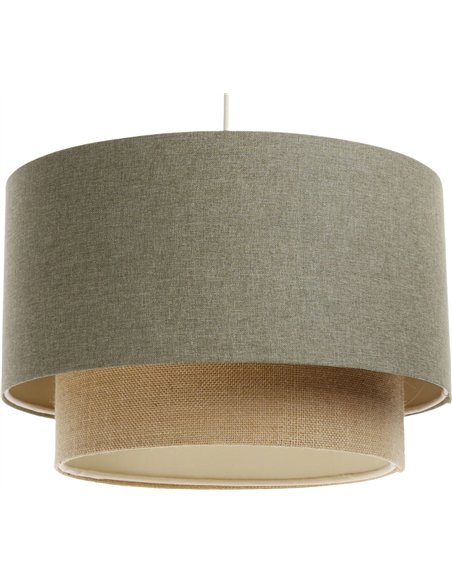 suspension élégante effet tissu crème déco boho salon