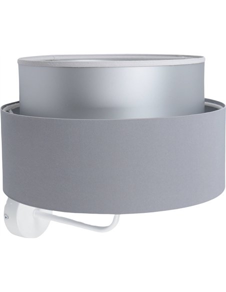 applique murale grise satinée design intérieur moderne