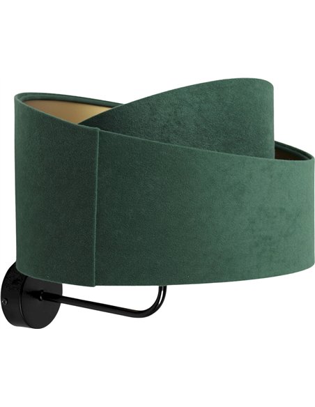 applique murale velours doré design élégant salon