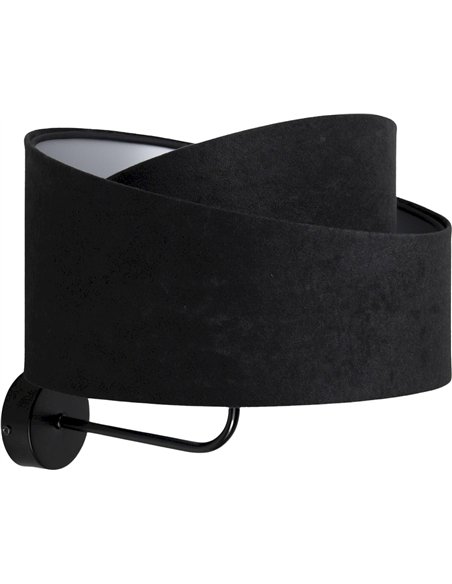 applique murale velours enfant design élégant effet argenté