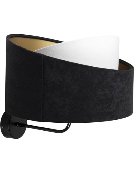 applique murale velours doré design élégant salon