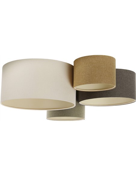 plafonnier tissu boho élégant pour salon cosy