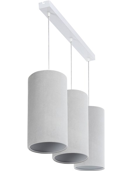 suspension chambre bébé tissu gris design élégant