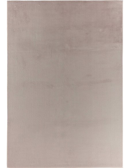 Tapis gris uni doux antidérapant lavable en machine