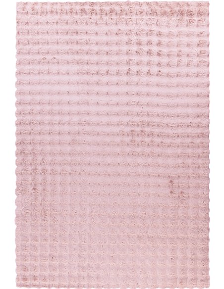 tapis rose cloud soft effet 3d ultra moelleux