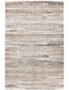 Tapis moderne argent beige à poils courts pour salon