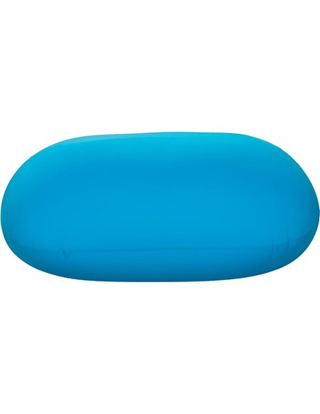 Pouf poire bleu glace confortable pour se détendre