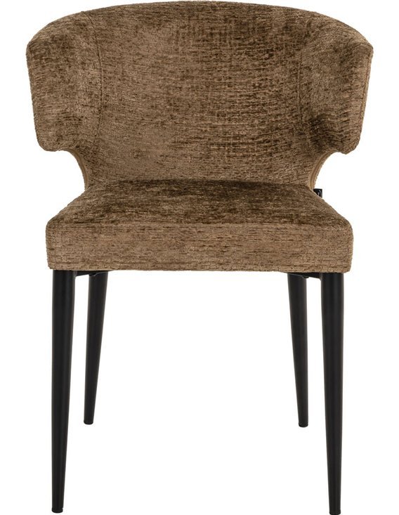 Chaise en polyester aspect texturé