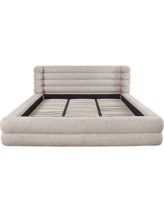 lit beige contemporain pour chambre