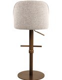 Vue de face du tabouret de bar