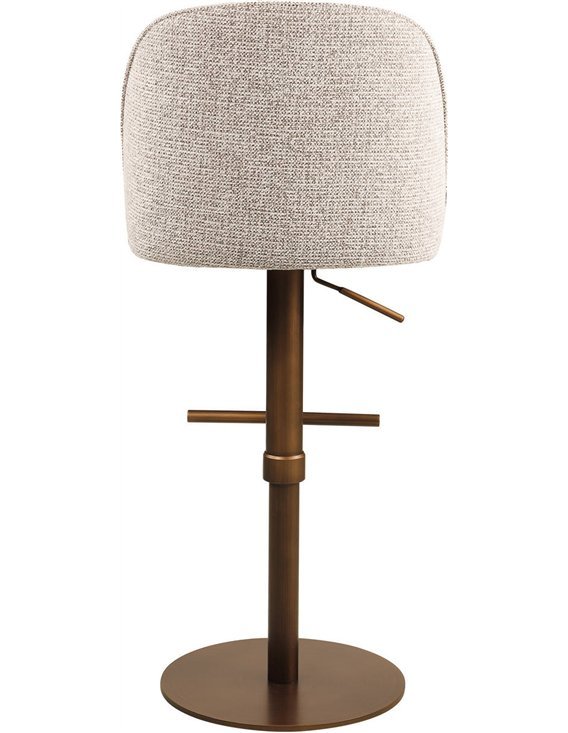 Vue de face du tabouret de bar