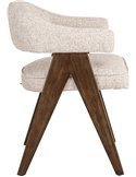 Chaise contemporaine au dossier enveloppant