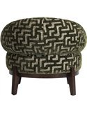 Fauteuil d appoint à motif labyrinthe