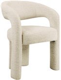Chaise contemporaine en tissu polyester