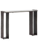 Console étroite avec plateau en marbre