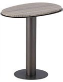 Table d’appoint élégante à plateau arrondi