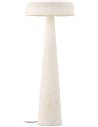 Lampadaire beige en papier mâché