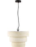 Luminaire suspendu en papier mâché au style contemporain