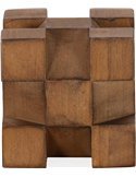 sculpture géométrique en bouleau