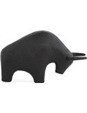 objet déco taureau noir
