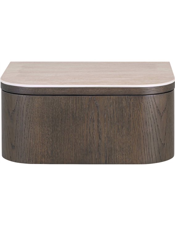 Chevet compact avec double tiroir