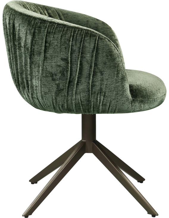 Vue de face de la chaise de repas pivotante
