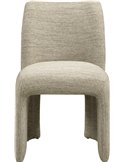 Lot de 2 chaises de repas au tissu texturé