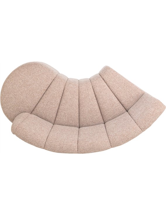 Chaise contemporaine entièrement habillée de tissu
