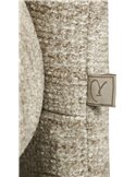 Détail du revêtement tissé beige naturel
