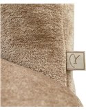 chaise design en tissu texturé