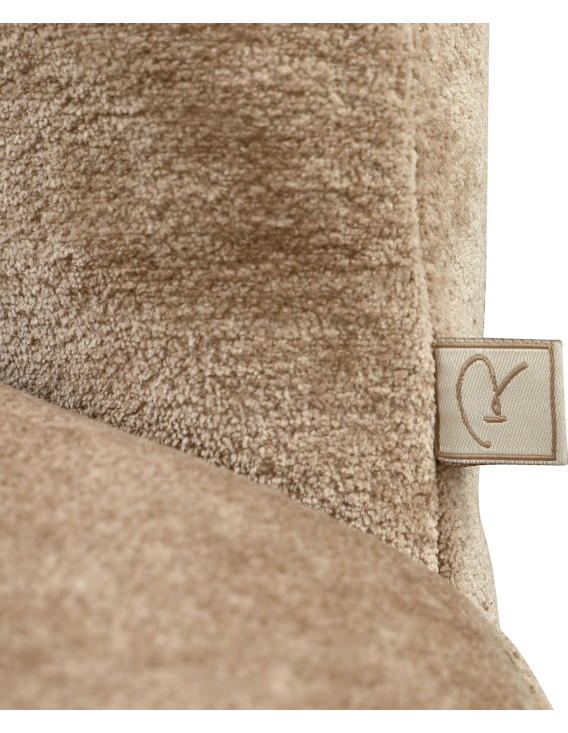 chaise design en tissu texturé