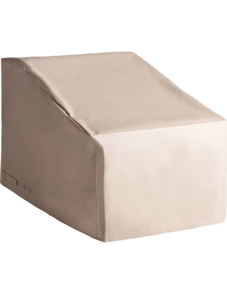 housse de protection beige pour fauteuil