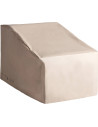 housse de protection beige pour fauteuil
