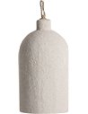 Suspension contemporaine en bois de suar beige