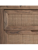 Détail du cannage naturel