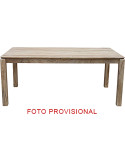 Table nordique au veinage naturel