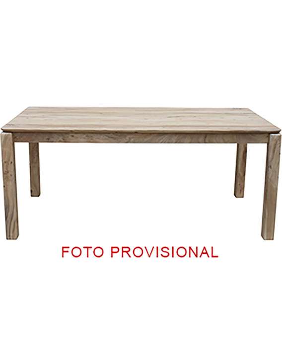 Table nordique au veinage naturel
