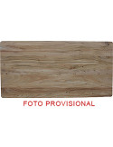 Table repas chaleureuse en acacia