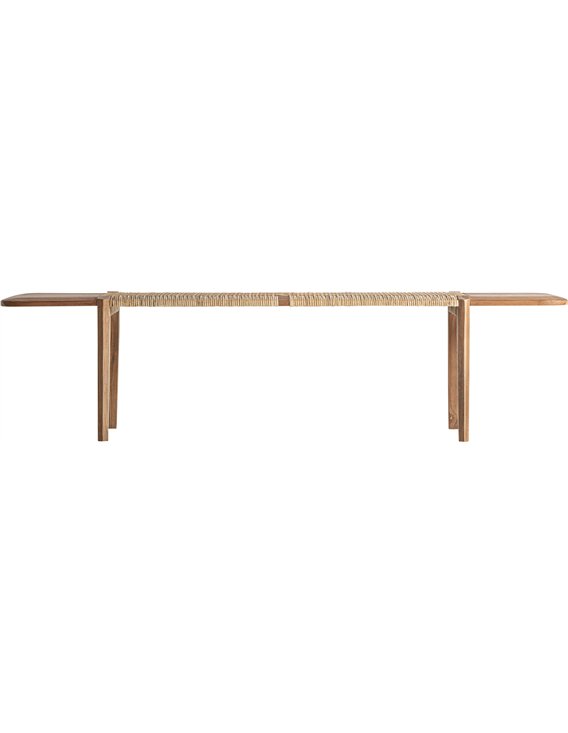 Banc bohème en bois de teck