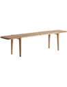 Banc marron au style naturel