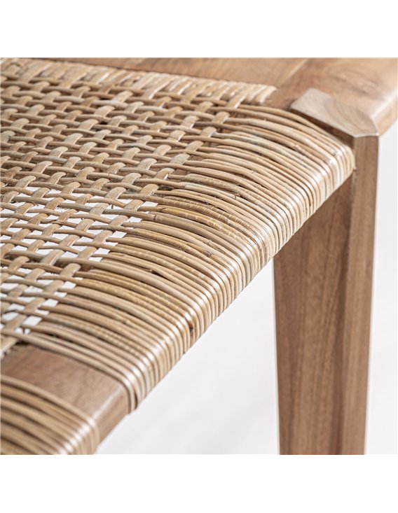 Détail du tressage de l'assise